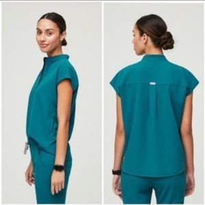 Pacific blue Figs Rafaela top, large, used